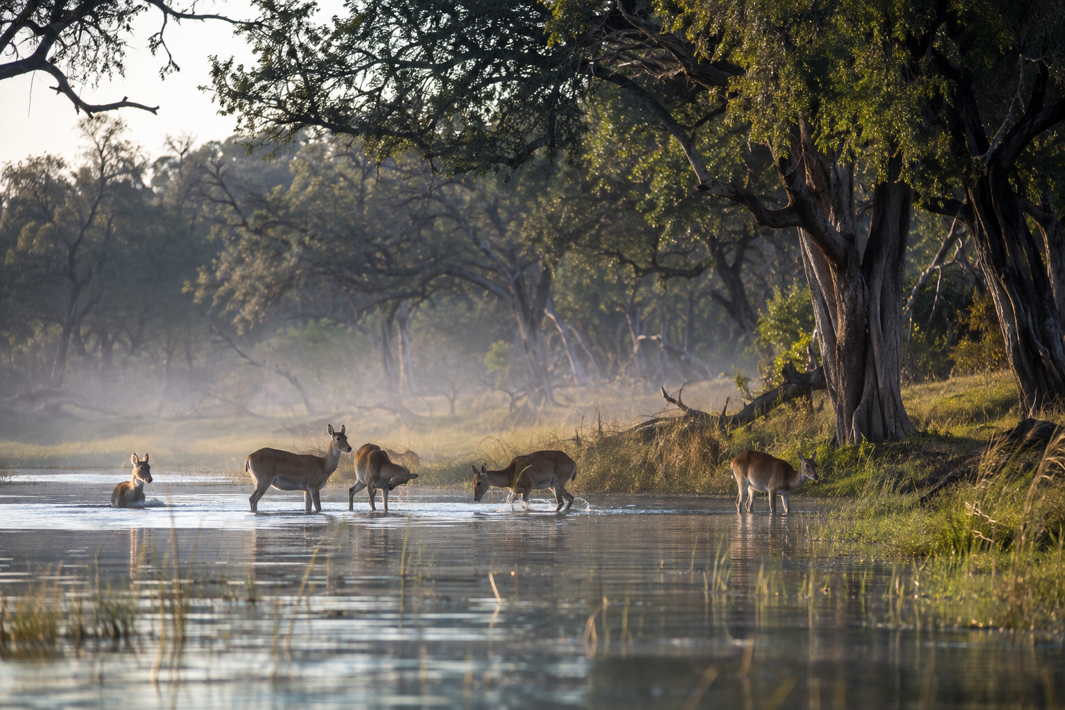 Moremi & Khwai landscape in Botswana